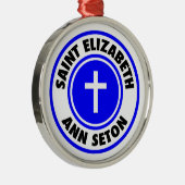 Saint Elizabeth Ann Seton Ornament Aus Metall (Rechts)