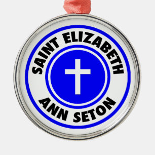 Saint Elizabeth Ann Seton Ornament Aus Metall