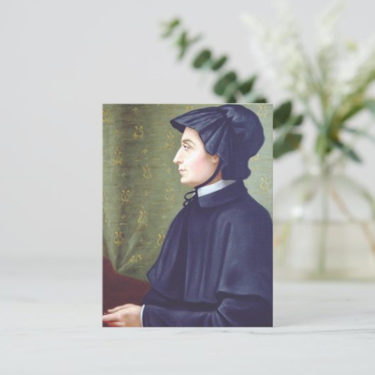 Saint Elizabeth Ann Seton Postkarte (Stehend Vorderseite)