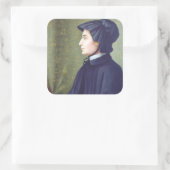 Saint Elizabeth Ann Seton Quadratischer Aufkleber (Tasche)