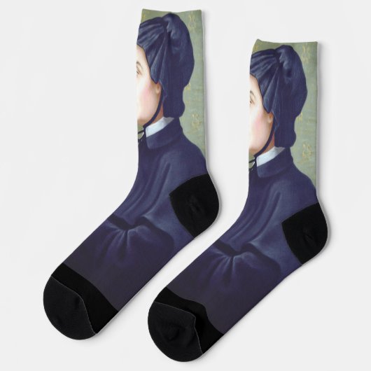 Saint Elizabeth Ann Seton Socken (Linkes Detail)