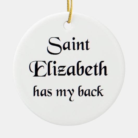 saint elizabeth Mug Keramik Ornament (Vorne)