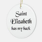 saint elizabeth Mug Keramik Ornament (Links)