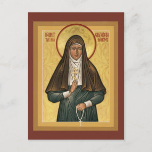 Saint Elizabeth the New Martryr Prayer Card Postkarte