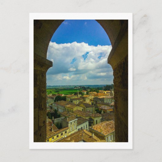 Saint-Émilion France Architecture French Gironde Postkarte (Vorderseite)