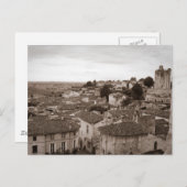 Saint Emilion Postkarte (Vorne/Hinten)