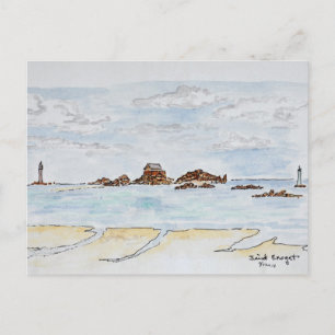 Saint-Enogat, Dinard Bretagne, Frankreich Postkarte