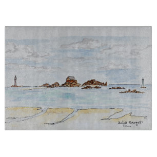 Saint-Enogat, Dinard Bretagne, Frankreich Schneidebrett