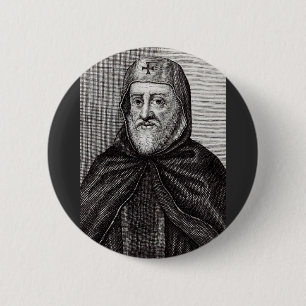 Saint Ephrem, der Christliche syrische Theologe Button