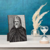 Saint Ephrem, der Christliche syrische Theologe Fotoplatte (Seite)