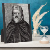 Saint Ephrem, der Christliche syrische Theologe Fotoplatte (Seite)