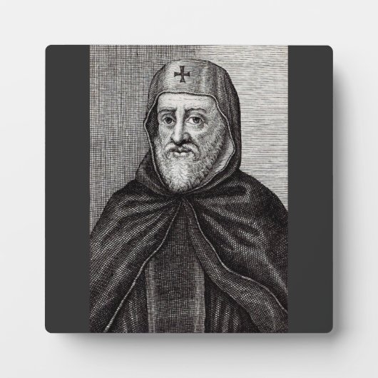 Saint Ephrem, der Christliche syrische Theologe Fotoplatte (Vorderseite)