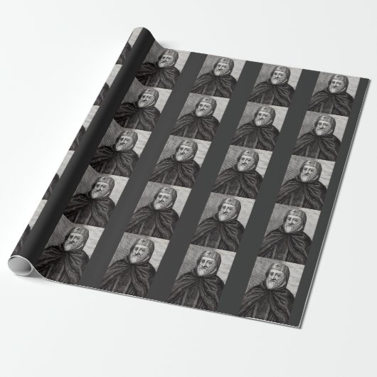 Saint Ephrem, der Christliche syrische Theologe Geschenkpapier (Ungerollt)