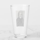 Saint Ephrem, der Christliche syrische Theologe Glas (Rückseite)
