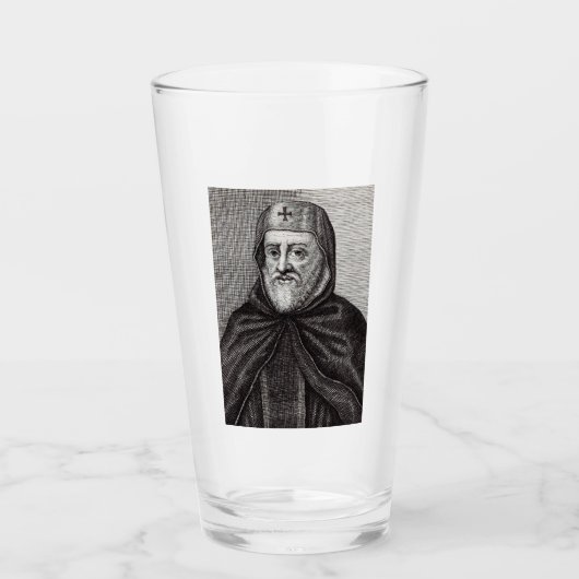 Saint Ephrem, der Christliche syrische Theologe Glas (Vorderseite)