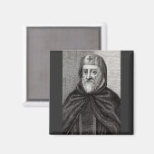 Saint Ephrem, der Christliche syrische Theologe Magnet (Vorderseite/Rückseite)