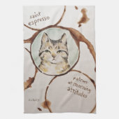 Saint Espresso Absurdi-tea Handtuch (Vertikal)