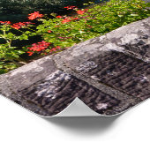 Saint-Etienne-de-Baigorry in Frankreich Postcard Poster (Ecke)