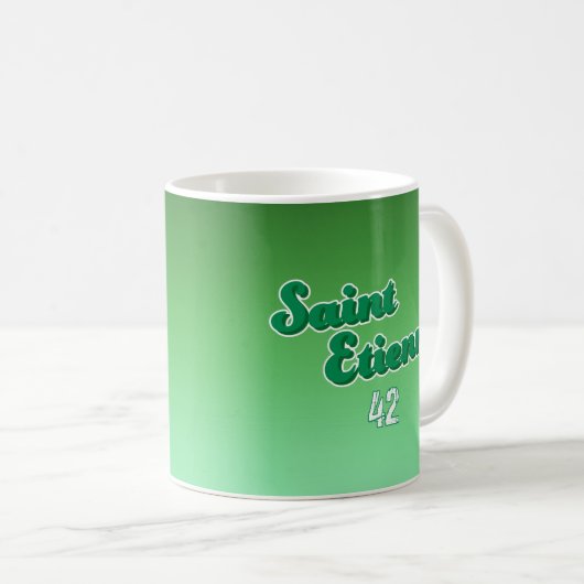 Saint-Etienne Frankreich Kaffeetasse (VorderseiteRechts)