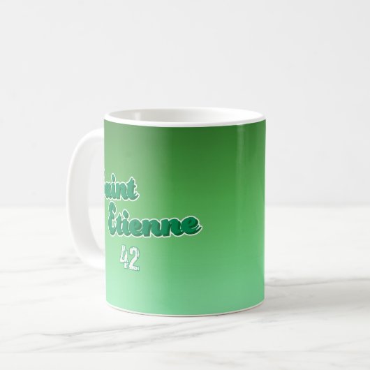 Saint-Etienne Frankreich Kaffeetasse (Vorderseite Links)