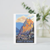 Saint Etienne, Frankreich Postkarte (Stehend Vorderseite)