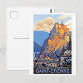 Saint Etienne, Frankreich Postkarte (Vorne/Hinten)