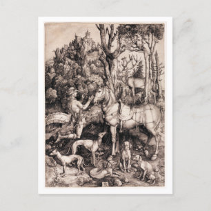 Saint Eustace c. 1501 Postkarte