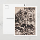 Saint Eustace c. 1501 Postkarte (Vorne/Hinten)