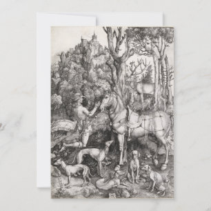 Saint Eustace Gravur von Albrecht Durer