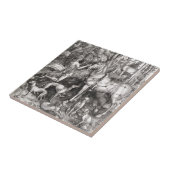 Saint Eustace Gravur von Albrecht Durer Fliese (Seite)