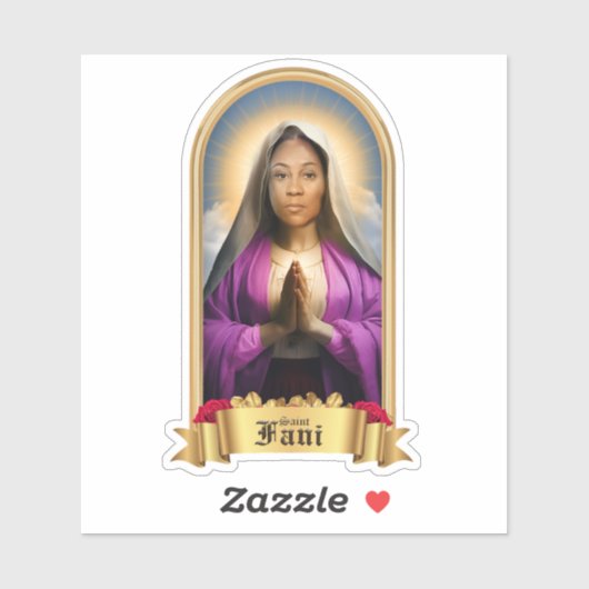 Saint Fani Willis Prayer Candle Aufkleber (Blatt)