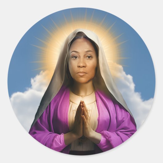 Saint Fani Willis Prayer Candle Runder Aufkleber (Vorderseite)