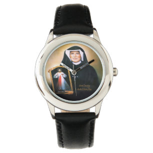Saint-Faustina-Apostel der göttlichen Barmherzigke Armbanduhr