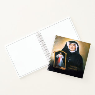 Saint Faustina, göttliche Barmherzigkeit Notizblock