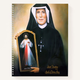 Saint Faustina, göttliche Barmherzigkeit Notizblock