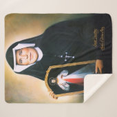 Saint Faustina, göttliche Barmherzigkeit Sherpadecke (Vorderseite (Horizontal))