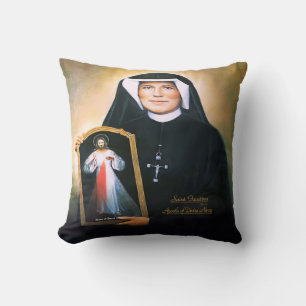 Saint Faustina Göttliche Barmherzigkeit von Litany Kissen