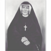 Saint Faustina Kowalska Aufkleber (Vorderseite)