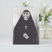 Saint Faustina Kowalska Dankeskarte (Stehend Vorderseite)
