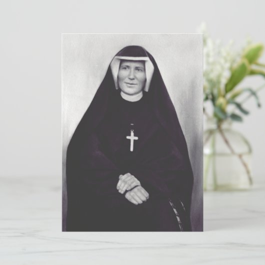 Saint Faustina Kowalska Einladung (Stehend Vorderseite)