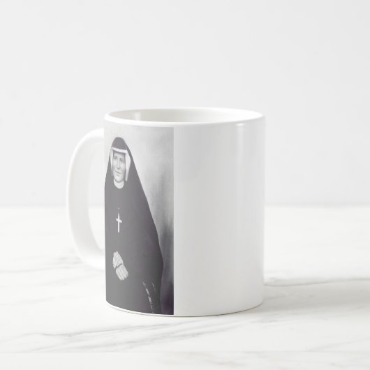 Saint Faustina Kowalska Kaffeetasse (Vorderseite Links)