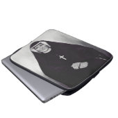 Saint Faustina Kowalska Laptopschutzhülle (Vorne Knopf)