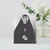 Saint Faustina Kowalska Postkarte (Stehend Vorderseite)