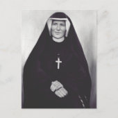 Saint Faustina Kowalska Postkarte (Vorderseite)