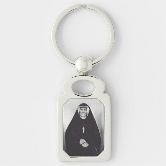 Saint Faustina Kowalska Schlüsselanhänger (Vorderseite)