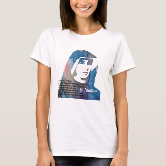 Saint Faustina Kowalska T-Shirt (Vorderseite)