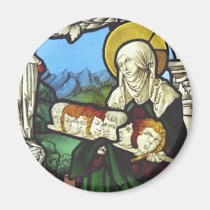Saint Felicitas und die Köpfe ihrer sieben Söhne Magnet