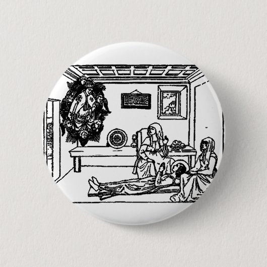 Saint Fina Christlich Gira Button (Vorderseite)