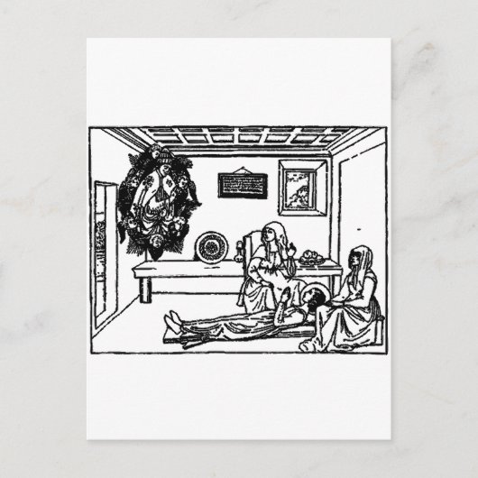 Saint Fina Christlich Gira Postkarte (Vorderseite)