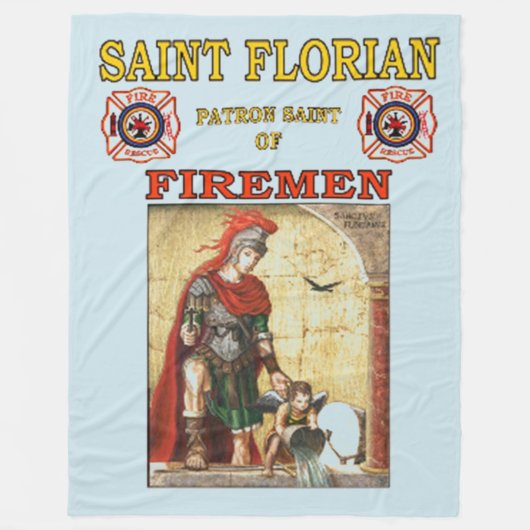 SAINT FLORIAN FLEECE BLANKET (Vorderseite)